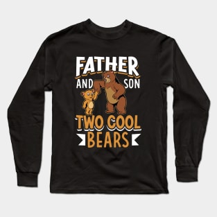 Cool bears - father and son Long Sleeve T-Shirt